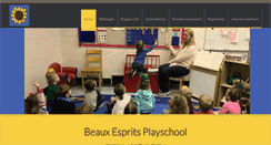 Desktop Screenshot of beplayschool.ca